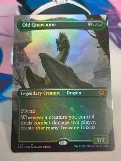 MTG Old Gnawbone 296 (Borderless FOIL) AFR English Near Mint - Image 1