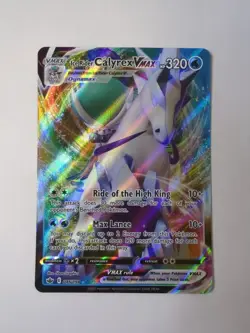 Ice Rider Calyrex VMAX Ultra Rare Holo NM | Pokemon Chilling Reign 2021 - Image 1