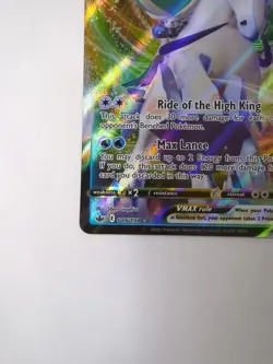 Ice Rider Calyrex VMAX Ultra Rare Holo NM | Pokemon Chilling Reign 2021 - Image 4