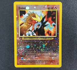 Pokemon TCG Wizards Black Star Promo - Entei Holo 34 - HP Played - Image 1