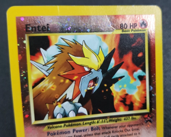 Pokemon TCG Wizards Black Star Promo - Entei Holo 34 - HP Played - Image 2