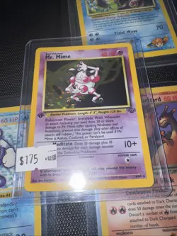 Pokemon TCG 1st Edition Mr. Mime Holo 6/64 Jungle Set Holo Rare VLP Nice!! 🔥🔥 - Image 2