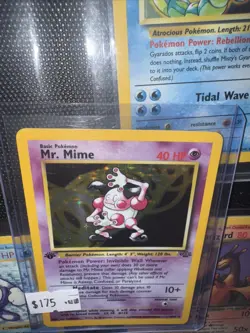 Pokemon TCG 1st Edition Mr. Mime Holo 6/64 Jungle Set Holo Rare VLP Nice!! 🔥🔥 - Image 3