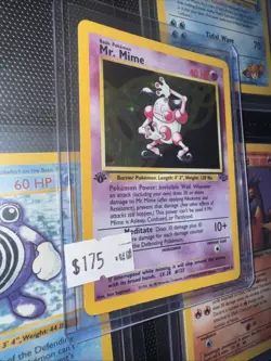 Pokemon TCG 1st Edition Mr. Mime Holo 6/64 Jungle Set Holo Rare VLP Nice!! 🔥🔥 - Image 4