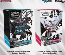 Pokemon TCG Scarlet & Violet Black Bolt & White Flare Booster Bundles PRESALE - Image 1