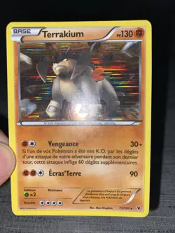 Carte Pokemon Terrakium 73/101 Holo N&B Noble Victoire Francais Occasion - Image 3