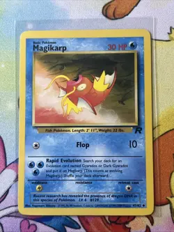47/82 Magikarp - Team Rocket - Uncommon Pokemon TCG WOTC - LP - Image 1