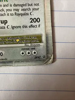 POKEMON • RAYQUAZA C LV.X RARE ULTRA HOLO LV X • BLACK STAR PROMO DP47 NM-EX - Image 2
