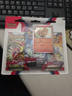 Pokemon TCG: Scarlet & Violet 3-Pack Blister (Random Promo) - Image 1