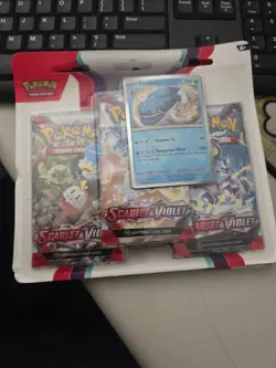 Pokemon TCG: Scarlet & Violet 3-Pack Blister (Random Promo) - Image 2