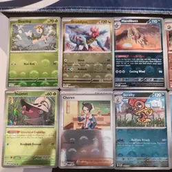 Pokemon White Flare Lot Of 10 Poke Ball Holo Variant Cards - Image 2