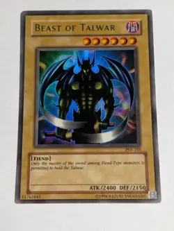Yugioh Beast of Talwar PSV-103 Ultra Rare NM - Image 1