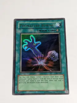Yugioh Premature Burial PSV-037 Ultra Rare Unlimited NM - Image 1
