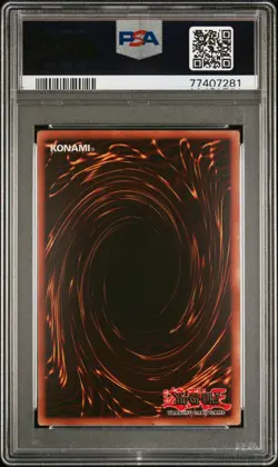 Flame Swordsman Yugioh 2002 LOB-003 Super Rare 1st Edition Glossy PSA 9 - Image 2