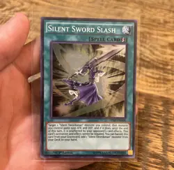 YUGIOH! Silent Sword Slash - DPRP-EN004 - Super Rare - 1st Edition NM - Image 1