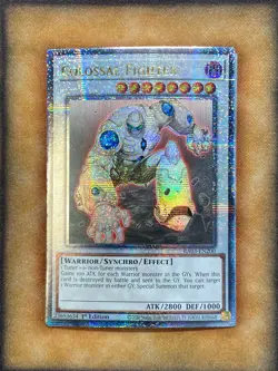 Yugioh Colossal Fighter RA03-EN200 Quarter Century Rare 1st Ed NM - Image 1