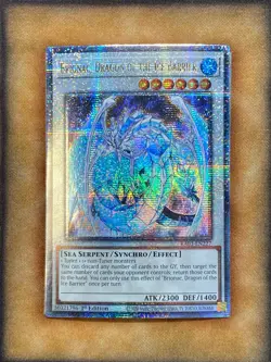 Yugioh Brionac, Dragon of the Ice Barrier RA03-EN227 Quarter Century 1st Ed NM - Image 1