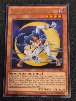 Yugioh Lunalight Blue Cat SHVI-EN008 Rare Shining Victories - NM 1st Edition - Image 1