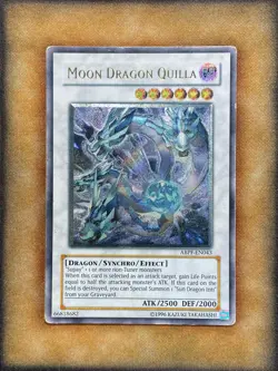 Yugioh Moon Dragon Quilla ABPF-EN043 Ultimate Rare MP - Image 1