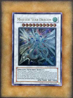 Yugioh Majestic Star Dragon SOVR-EN040 Ultimate Rare NM - Image 1