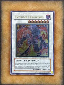 Yugioh Exploder Dragonwing RGBT-EN040 Ultimate Rare 1st Ed VLP - Image 1
