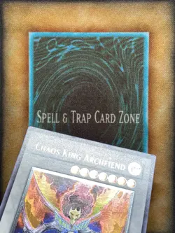 Yugioh Chaos King Archfiend TSHD-EN041 Ultimate Rare 1st Ed LP - Image 2