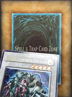 Yugioh Cosmic Fortress Gol'Gar CRMS-EN044 Ultimate Rare 1st Ed NM - Image 3