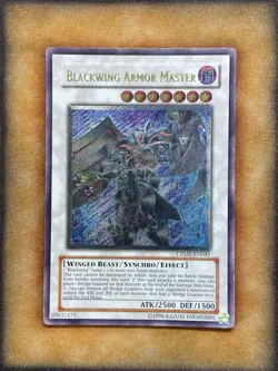 Yugioh Blackwing Armor Master CRMS-EN041 Ultimate Rare VLP - Image 1