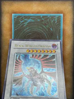Yugioh Black-Winged Dragon TSHD-EN040 Ultimate Rare 1st Ed NM - Image 2