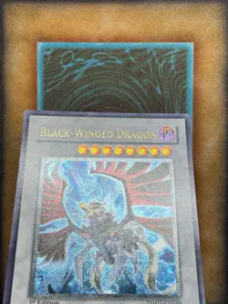 Yugioh Black-Winged Dragon TSHD-EN040 Ultimate Rare 1st Ed NM - Image 3