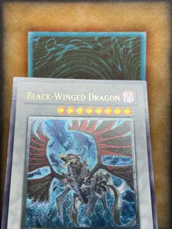 Yugioh Black-Winged Dragon TSHD-EN040 Ultimate Rare 1st Ed NM - Image 4