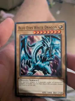 YuGiOh! Blue-Eyes White Dragon LED3-EN006 1st Ed - Image 1