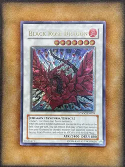 Yugioh Black Rose Dragon CSOC-EN039 Ultimate Rare VLP - Image 1