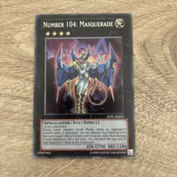 YUGIOH Rare Number 104: Masquerade JOTL-EN055 PLAYED - Image 1