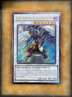 Yugioh Assault Blackwing - Raikiri the Rain Shower DOCS-EN047 Ultimate 1st Ed NM - Image 1