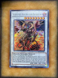 Yugioh Scarlight Red Dragon Archfiend MP16-EN140 Secret Rare NM - Image 1