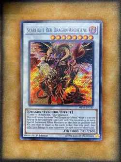 Yugioh Scarlight Red Dragon Archfiend MP16-EN140 Secret Rare 1st Ed NM - Image 1