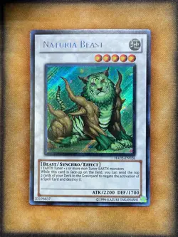 Yugioh Naturia Beast HA02-EN026 Secret Rare NM - Image 1