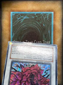 Yugioh Black Rose Dragon CT05-EN003 Secret Rare Limited Edition EURO MP - Image 2