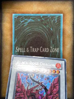 Yugioh Black Rose Dragon CT05-EN003 Secret Rare Limited Edition EURO MP - Image 3