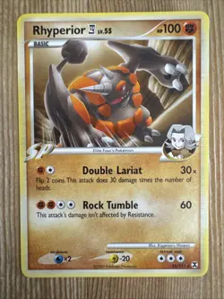 Rhyperior - 32/111 - Pokemon Rising Rivals NON Holo Card VLP - Image 1