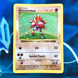 Hitmonchan - 7/102 - Shadowless Holo Rare Base Set 1999 - Pokemon Card - HP - Image 1