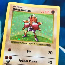 Hitmonchan - 7/102 - Shadowless Holo Rare Base Set 1999 - Pokemon Card - HP - Image 4