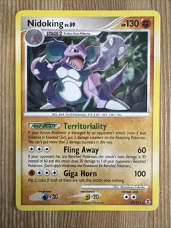 Nidoking - 29/111 - Pokemon Rising Rivals Non-Holo Card LP - Image 1