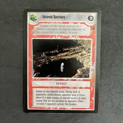 Asteroid Sanctuary Star Wars CCG TCG Card LP Decipher - Image 1