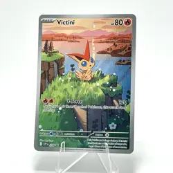 Victini 208 Illustration Rare Scarlet & Violet Promo Pokemon Card - Image 1