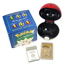 Pokemon TOGEPI 23K Gold Plated Trading Card 1999 Limited Edition w/COA - Image 1
