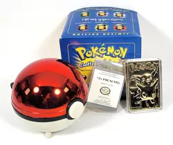 Pokemon PIKACHU 23K Gold Plated Trading Card 1999 Limited Edition w/Original COA - Image 1