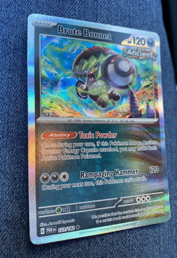 Brute Bonnet Ancient Holo Rare 123/182 Paradox Rift NM Pokemon Card - Image 3