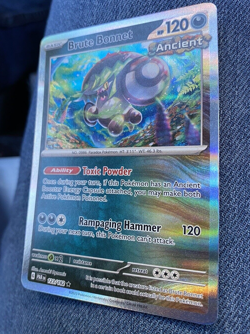 Brute Bonnet Ancient Holo Rare 123/182 Paradox Rift NM Pokemon Card - Image 4
